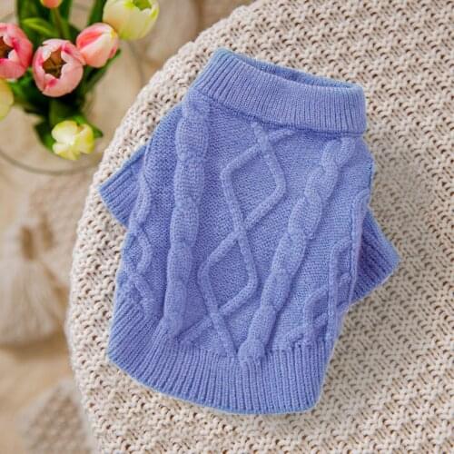 Christmas Pet Dog Sweater High Collar Dog Clothing Cat Sweater Dogs Coat Winter Warm Pet Jacket Knitting Costume Newest