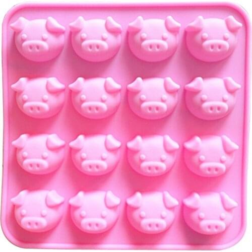 Silicone Mold Pig Shape Chocolate Mold Cake Baking Candy Mold Cake Decorating tool moule silicone gateau silikon form BL1