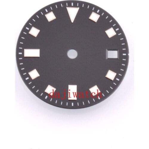 Bliger Sterile 28.5mm dial, suitable for eta 2836 2824, Miyota 8205 8215 821A Mingzhu DG2813 3804 Seagull ST1612 movement black