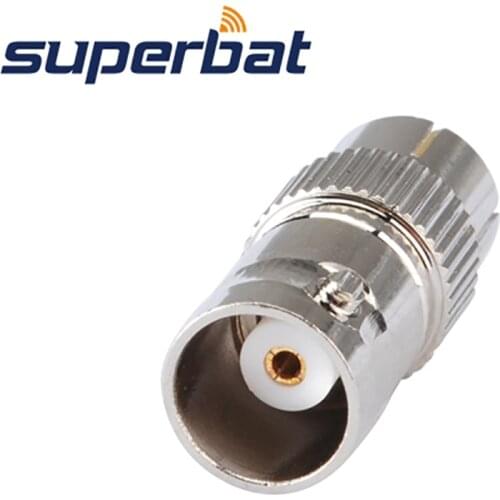Superbat 5pcs BNC-RCA RF Coaxial Adapter BNC Female Jack to RCA Male Plug Straight Connector