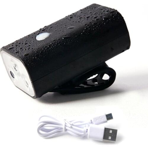 1500LM Mountain Road Bike LED Headlight USB Rechargeable Waterproof Bicycle Front Lights Lamp Cycling Taillights Night Riding