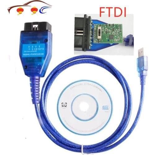 Test Line Diagnostic Cable FTDI Chip Software For Vag Usb + Fiat Ecu Interface Car Ecu Scan Tool 4 Way Switch