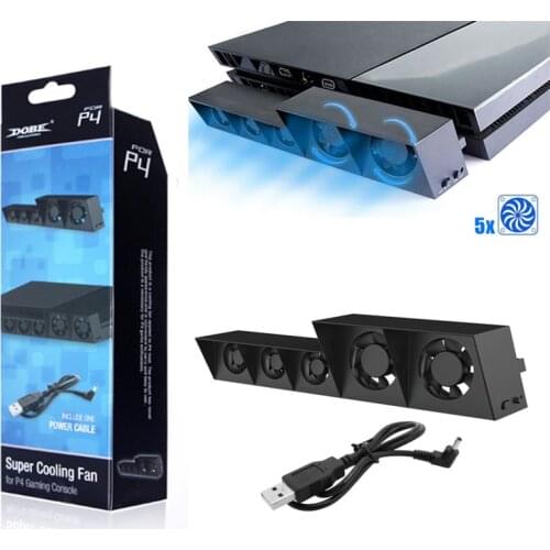 USB Cooling Cooler Fan Station Turbo Temperature Control For PS4 Host Radiation Fan