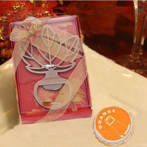 20PCS Maple Leaf Bottle Opener Favors Fall Theme Wedding Favours Bridal Shower Birthday Party Supplies