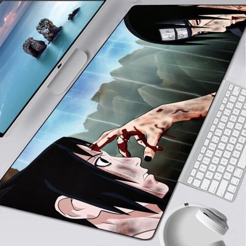 2021 Anime Large Gaming Mouse Pad Lock Edge Mouse Mat for Laptop Computer Keyboard Pad Desk Pad for Dota CSGO Mousepad gift