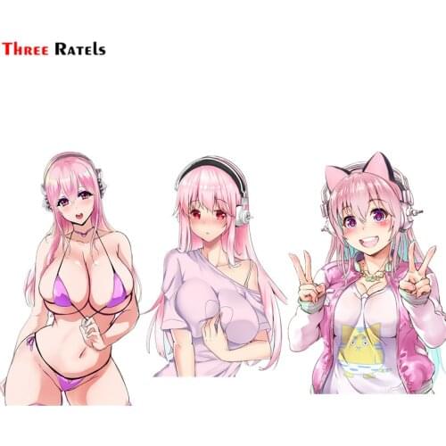 Three Ratels F631 Super Sonico Nitroplus Car Vinyl Sticker Wallpaper Decal