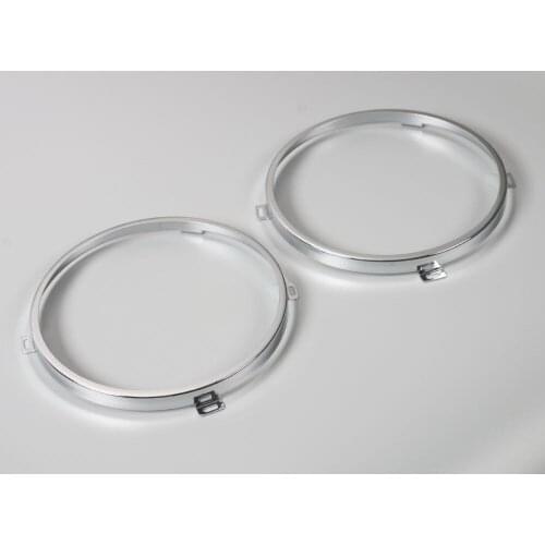 Car Headlight Lamp Mount Bracket Base Mounting Cover Ring Trim Car Exterior Fit for 2007-2016 Jeep Wrangler TJ Car Styling