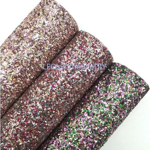 1PC 21X29CM Glitter Fabirc, Chunky Glitter Leather, Wine Glitter Leather Sheets For Making Bows LEOsyntheticoDIY T313