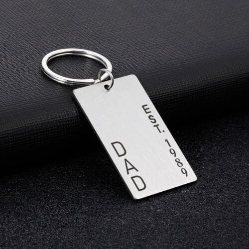 Fathers Day Custom Keychains Keyring Gift For Him Husband Dad Couples Gifts Birthday Gift For Fathers Day Gift Anniversary Gift