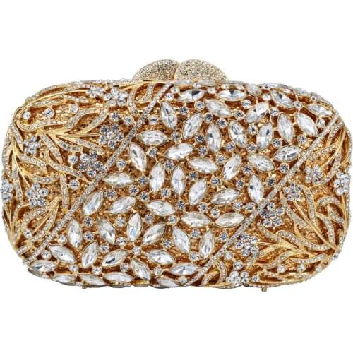 Diamond Designer Clutch HandBag Women Dinner Party Purse Ladies Wedding Bridal Bags Evening Bags A501
