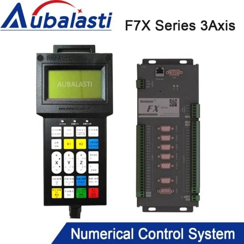 CNC Woodworking Engraving Machine Disc Automatic Tool Change Servo Control System F7X Series Support 5-axis Handwheel