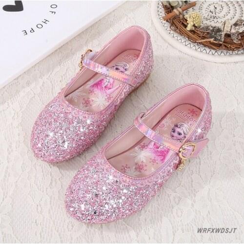 Disney Fashion Princess Elsa Girls Shoes Kids Fashion Cartoon Kids Shoes Frozen Casual Children Shoe Girl Sneakers