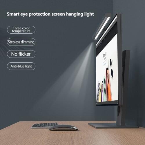 Display Hanging Lamp Omputer Intelligent Office Desk Lamp Reading Screen Lamp Eye Protection Reading Light for LCD Monitor
