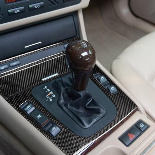 For BMW Old 3 Series E46 The Carbon Fiber 1998-2005 Cigarette Lighter Frame 2-piece Set Red. Solid Color. BMW Color