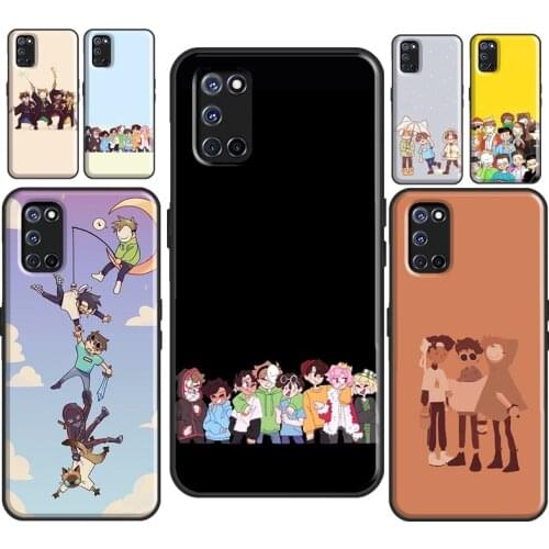 Dream Smp Team For OPPO Find X2 X3 Pro A1K A3S A5S A15 A52 A72 A83 A91 F7 A53 A31 A9 A5 2020 Phone Case