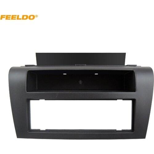 FEELDO Car 1DIN Refitting Stereo Audio Fascia Frame For Mazda (3)/Axela Head Units Dash Panel Installation Kit #HQ5008