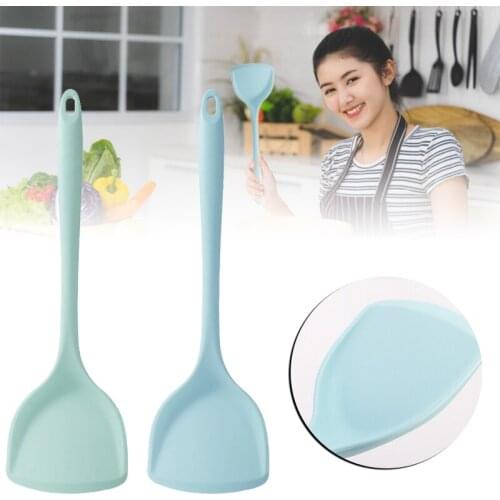 Hot Silicone Spatula Coated Pan Pot Safe 12inch Non-Stick Kitchen Cooking Utensils Kitchenware Kitchen Gadgets Specialty Tools