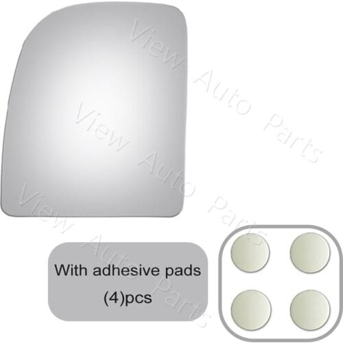 New Upper Replacement Door Mirror Glass + Adhesive for FORD TRUCK VAN Driver Left Side