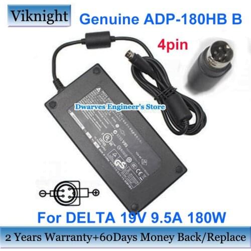 Genuine ADP-180HB B 19v 9.5a 180W adapter charger for delta Power Supply 4pin AC Adapter