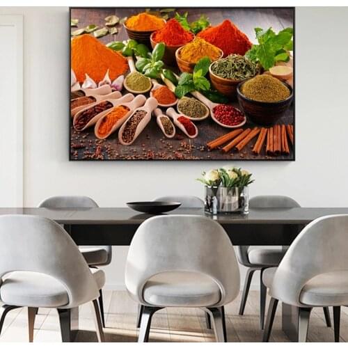 Posters And Prints Kitchen Condiment Wall Decor Art Canvas Prints Kitchen Theme Art Paintings For Kitchen Room Wall Art Decor