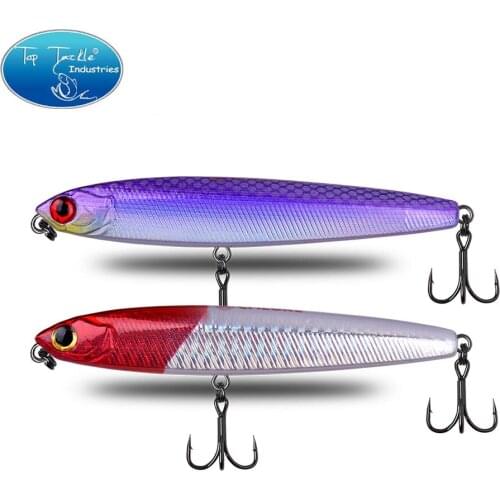 CF Lure 75mm 10g 13g 95mm 20g 23g ABS Plastic Hard Bait Vibration Slow Sinking Rattle Jerkbait Pencil Minnow Fishing Lure