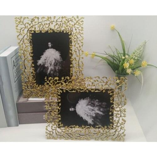Luxury Vintage Photo Frame Decortive Ornate Photo Holder Horizontal Vertical