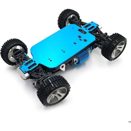 1/18 RC Car blue 4WD Car Chassis Carbon Fiber Parts Chassis For WLtoys A949 A959-B A969 A979 K929 RC car accessories
