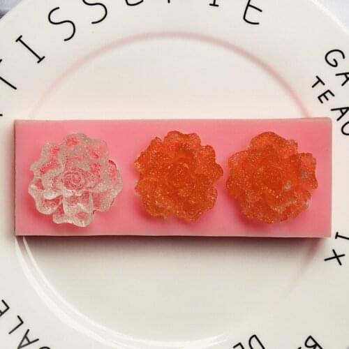 Rose Flower Silicone Mold Chocolate Mold Handmade Cake Decoration Mould XGY-178