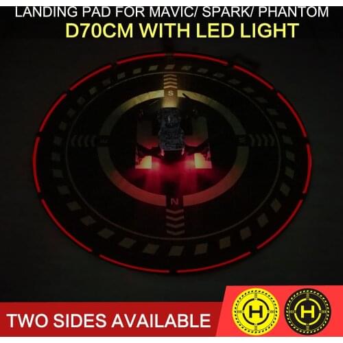 Foldable Landing Pad Helipad Landing Field D70cm with Lighting for DJI MAVIC AIR/ MAVIC PRO/ SPARK/ PHANTOM 3 4