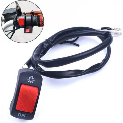 Universal 12V Motorcycle Handlebar Switch Motorbike Button Led Motorcycle Switch On-off Parts Headlight Scooter A0A1