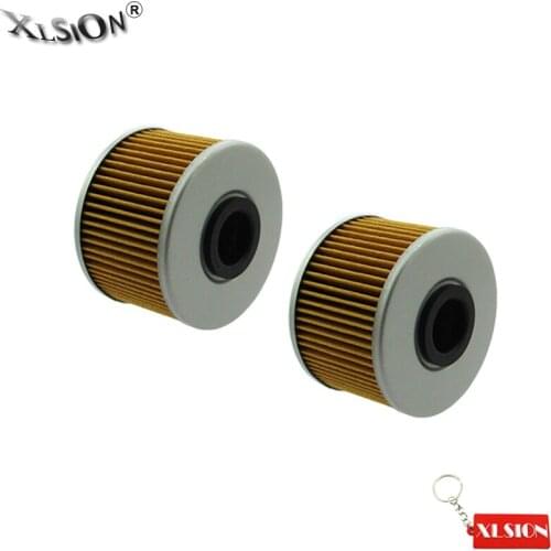 XLSION Aftermarket 2pcs Oil Filter For # 15412-HP7-A01 Honda SXS1000 M3 3 SXS1000 M5 5 Seat Pioneer 1st Filter