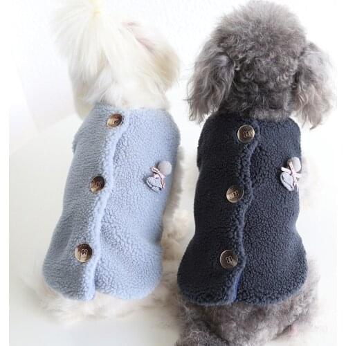 Small Dog Vest Coat Winter Puppy Outfit Garment Chihuahua Yorkshire Pomeranian Clothing Warm Pet Costume Apparel Outerwear 2021