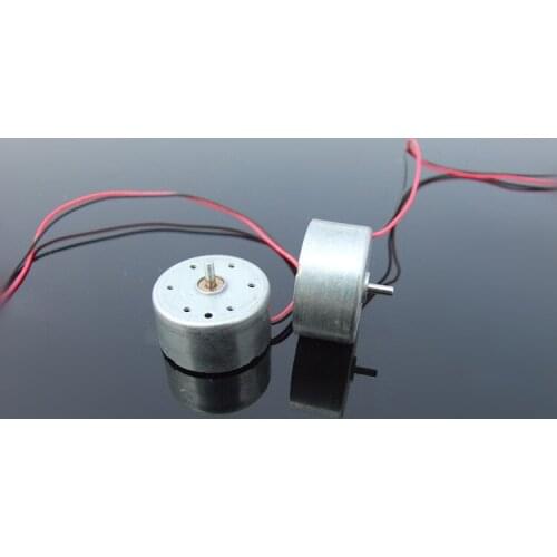 1lot=2PCS Solar Power Motor RF-300C DC Low Voltage Start Laser Printed Parts Toy DIY Model Accessories