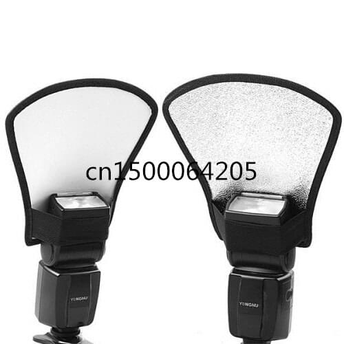 10PCS Camera Flash Diffuser Softbox Silver and White Reflector for Yongnuo YN-460 YN-560 YN-4462 YN-467 YN-568EX Accessories