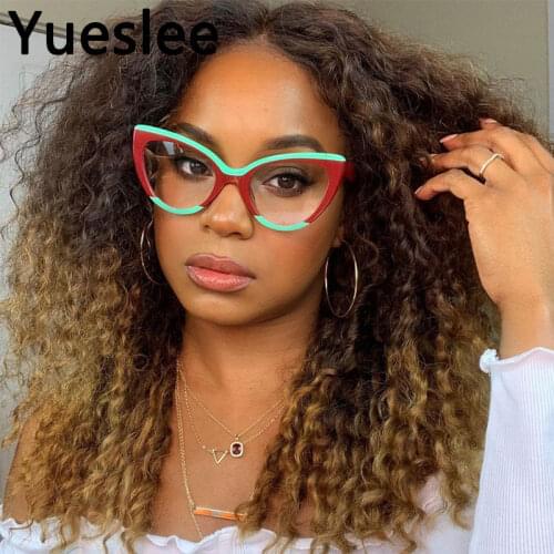 47472 Stylish Vogue Womens Acetate Tortoise Cat Eye Tortoise Crystal Frame Brand Custom Optical Eyeglasses