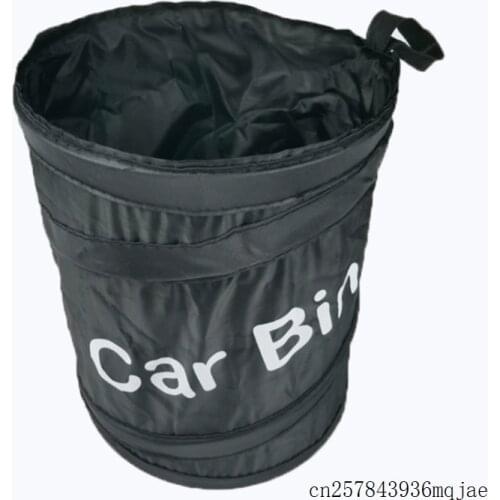50pcs Canvas Srorage Buckets Round Waste Bin Garbage Bin Car Bins