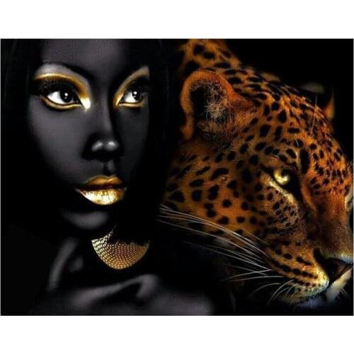 Beauty beast diamond mosaic embroidery leopard painting rhinestone snake wall stickers diamond drawing art needlework handcraft