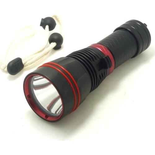LusteFire DV110 1800 Lumen CREE XML L2 LED Diving Flashlight Torch 100M Underwater Waterproof LED Drive FlashLight