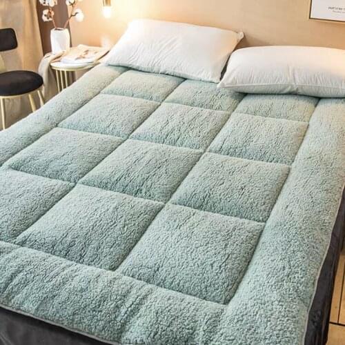GraspDream Mattress cushion thickened tatami double 1.5m/1.8m bed mattress home single bed sleeping mat sponge pad quilt mat