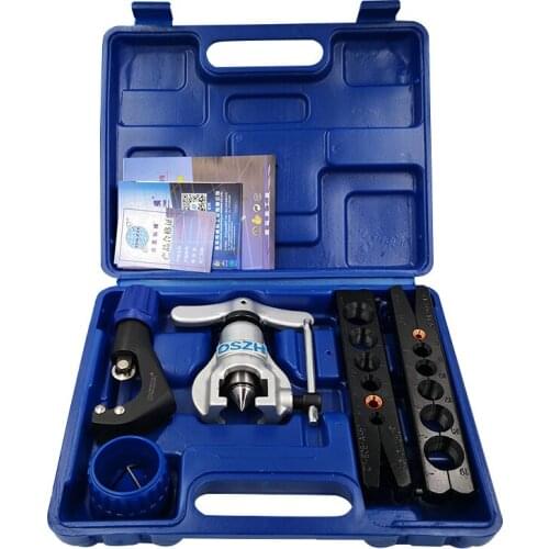 Metric and inch tube expander kit air conditioner copper pipe pipe reamer tube flaring tool 6-19mm 1/4-3/4 inch