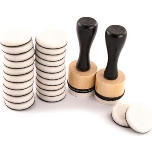 Mini Ink Paints Mixing Blending Tools Round Foam Refills for Scrapbooking Craft