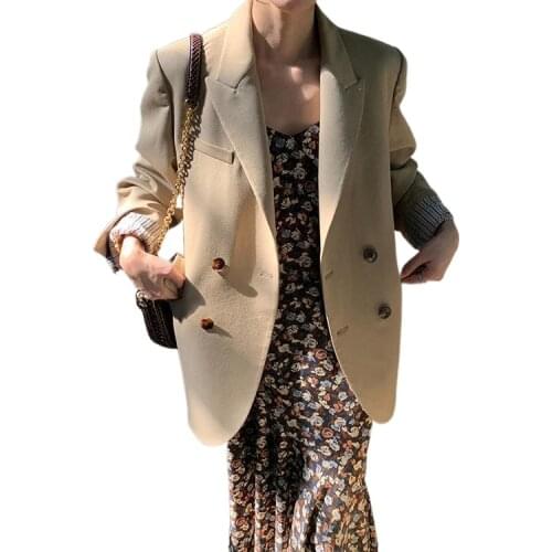 2021 spring and autumn new Korean version of the net red all-match casual small suit jacket trendy womens suit