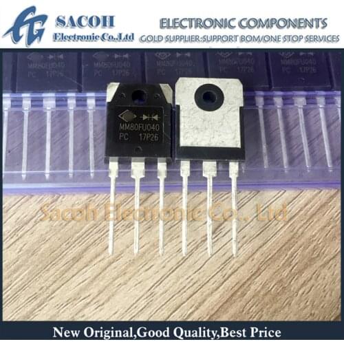 Free Shipping 10Pcs MM80FU040PC MM80FU040 MM80FU030PC MM80FU030 TO-3P 80A 600V Fast Recovery Rectifier Diode