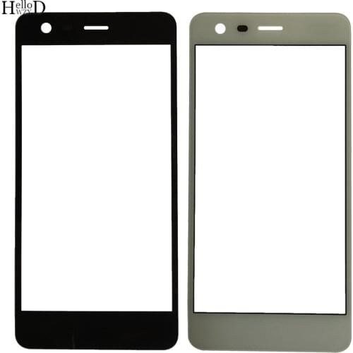 For Nokia 2 / 2.1 / 3 / 3.1 / 3.1 Plus Front Outer Glass Touch Screen Front Glass Panel Lens Replacement Parts
