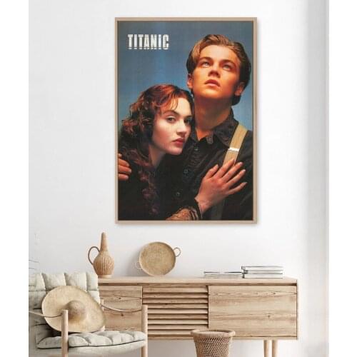 Titanic Movie Poster Classic Vintage Wall Painting Art Poster Decorate Movie Cover Promotion Canvas Poster