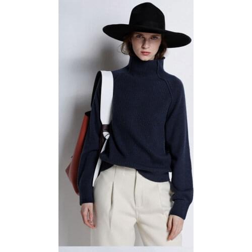 Thick Turtleneck Autumn Winter Knitted Sweater Women Casual Pullover Jumper Female Pull Femme Hiver Knitted Warm Jumper Tops