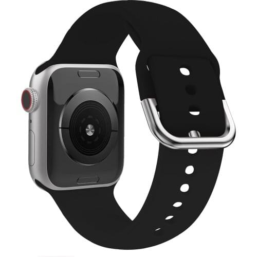 Red Printed Silicone Strap for Apple Watch Band 44mm 40mm 38 42mm Spots Flower Band for Iwatch 2 3 4 5 6 Bracelet Belt