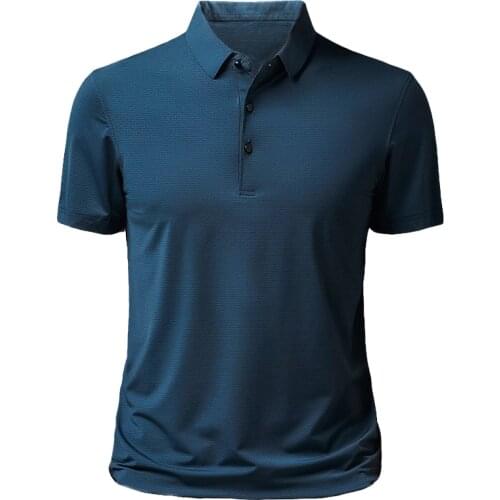 2021 Summer Brand Quality Men Polo Shirts Casual Business Social Short Sleeve Mens Shirts Striped Design Slim Fit Polo Shirt Men