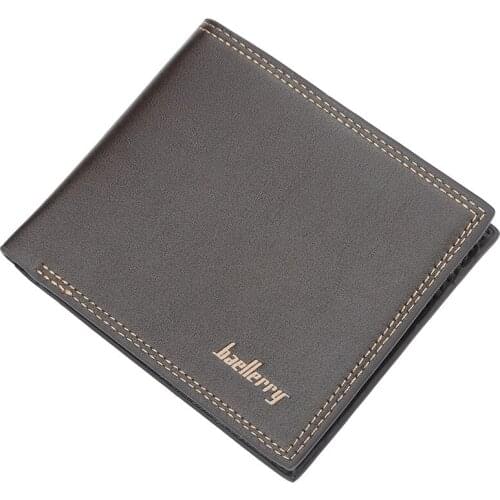High quality PU Leather Men Wallets Coin Pocket Zipper Real Mens Leather Wallet with Coin High Quality Male Purse