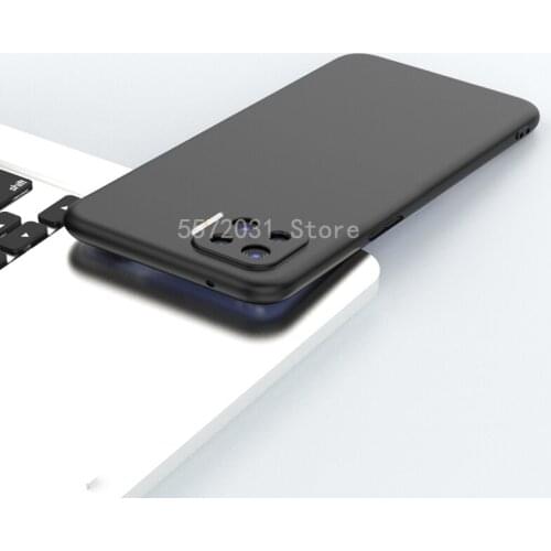 For OPPO A93 Case Soft TPU Matte Case Black Back Cover
